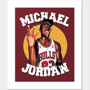 Michael Jordan Aesthetic Tribute 〶 Posters and Art